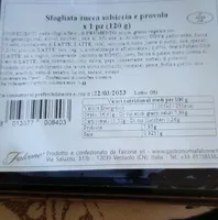 Sfogliata zucca salsiccia e provola