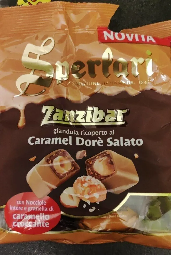 Zanzibar gianduia ricoperto caramel dorè salato