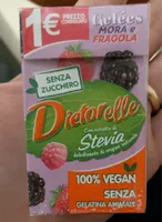 Dietorelle Stevia mora & fragola