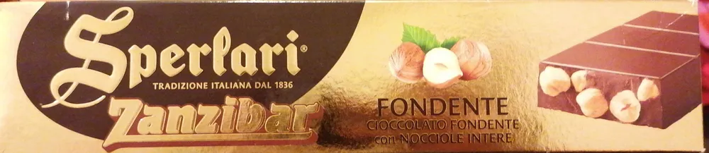 Sperlari Zanzibar Fondente Con Nocciole 250g