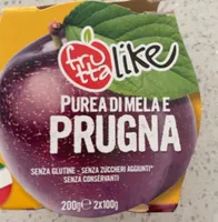 Purea di mela e prugna