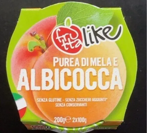 Purea di mela e albicocca