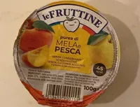 Purea di mela e pesca