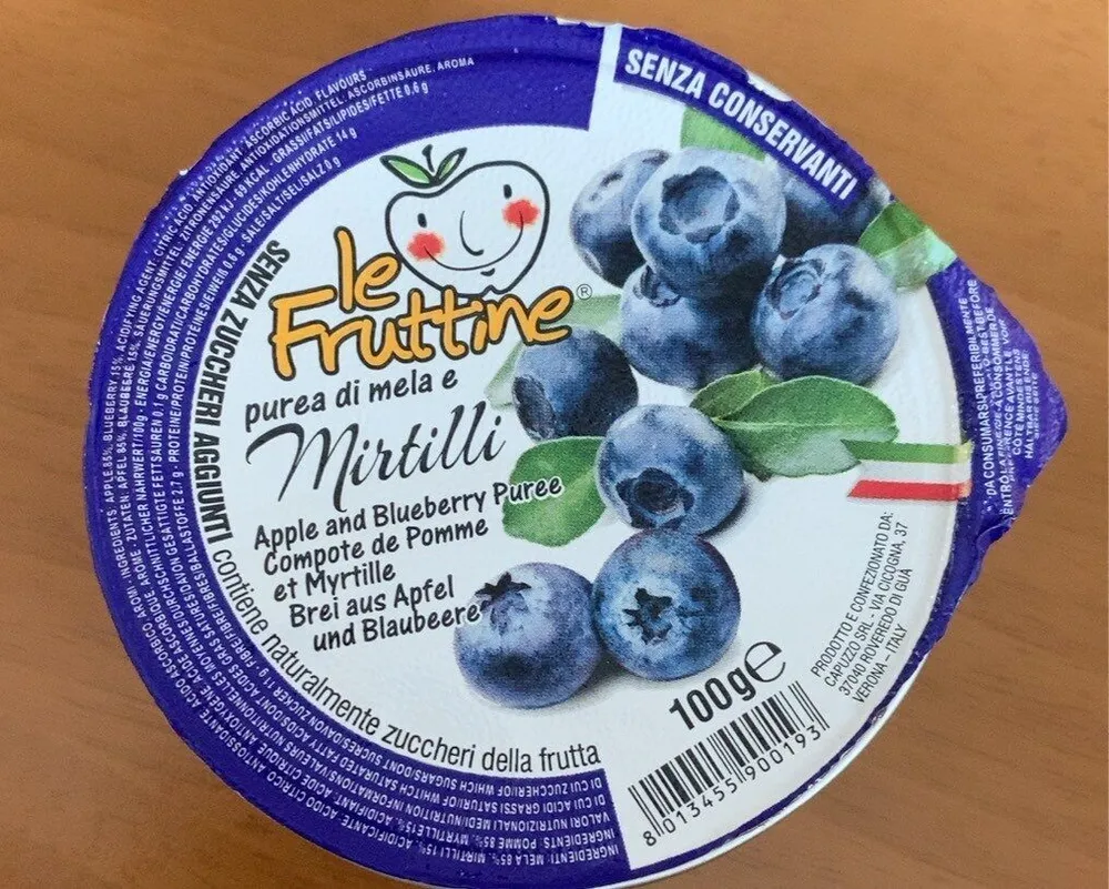 le Fruttine mirtillo