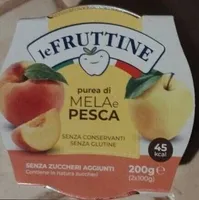 Purea di mela e pesca