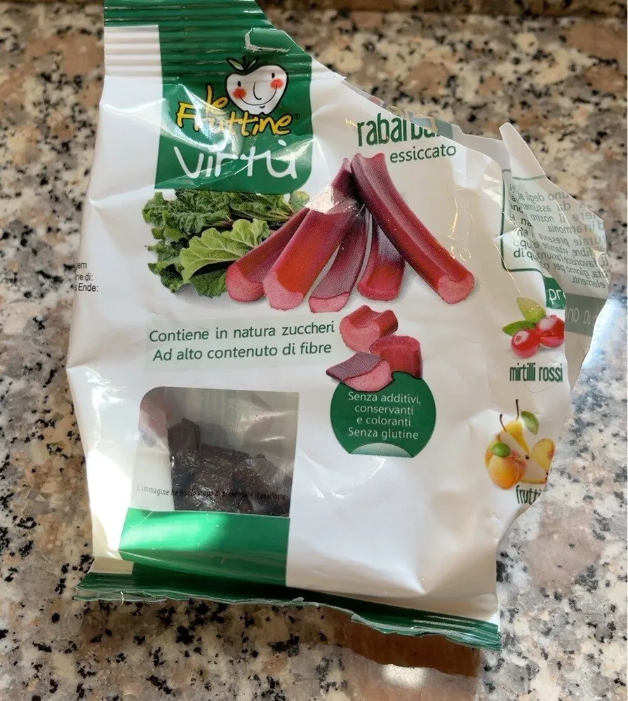 Rabarbaro essiccato