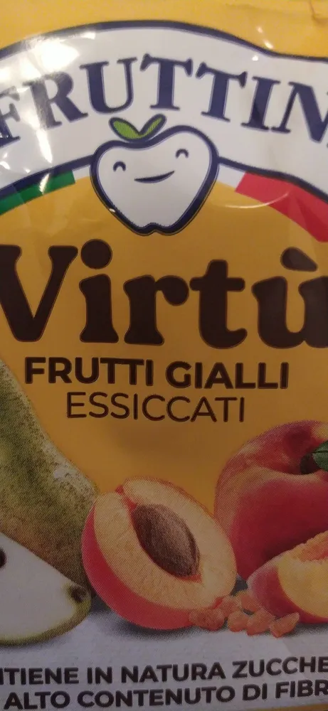 frutti gialli essiccati