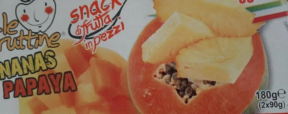 fruttine mela ananas papaya