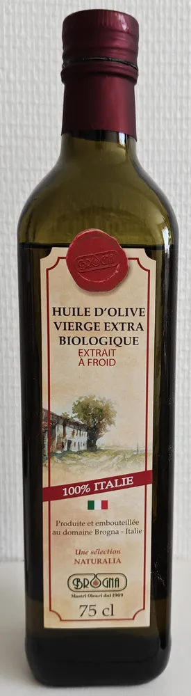 Huile d'olive vierge extra biologique