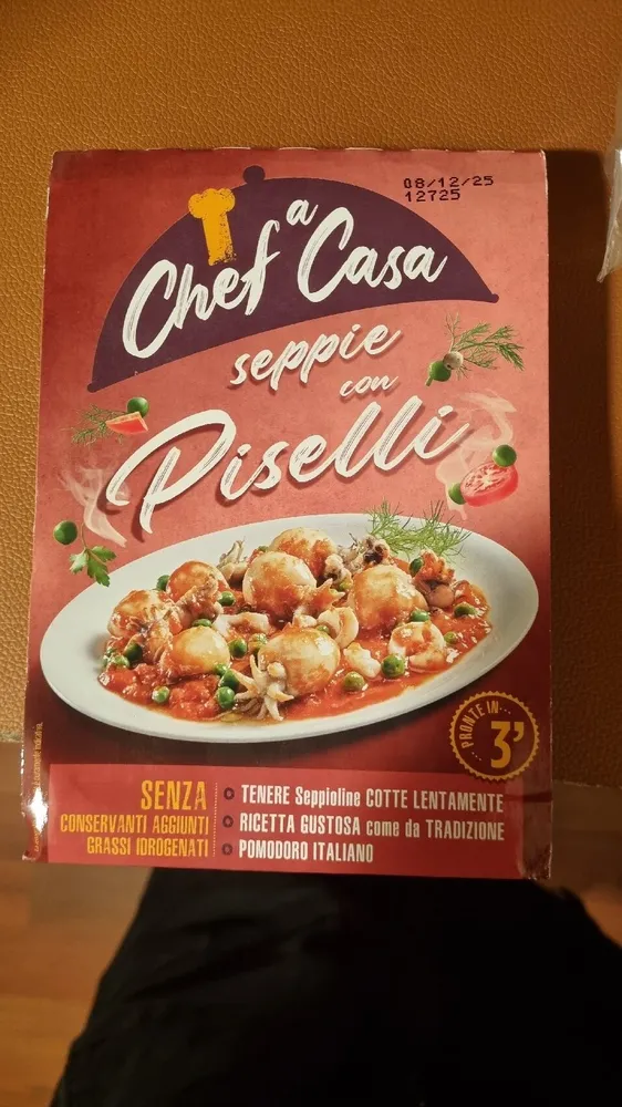 Seppie con piselli