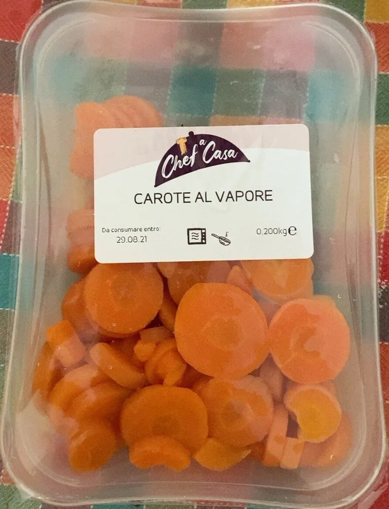 Carote al vapore