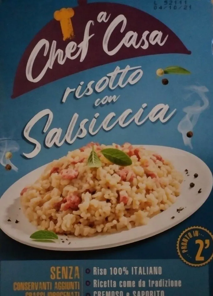 Risotto con salsiccia