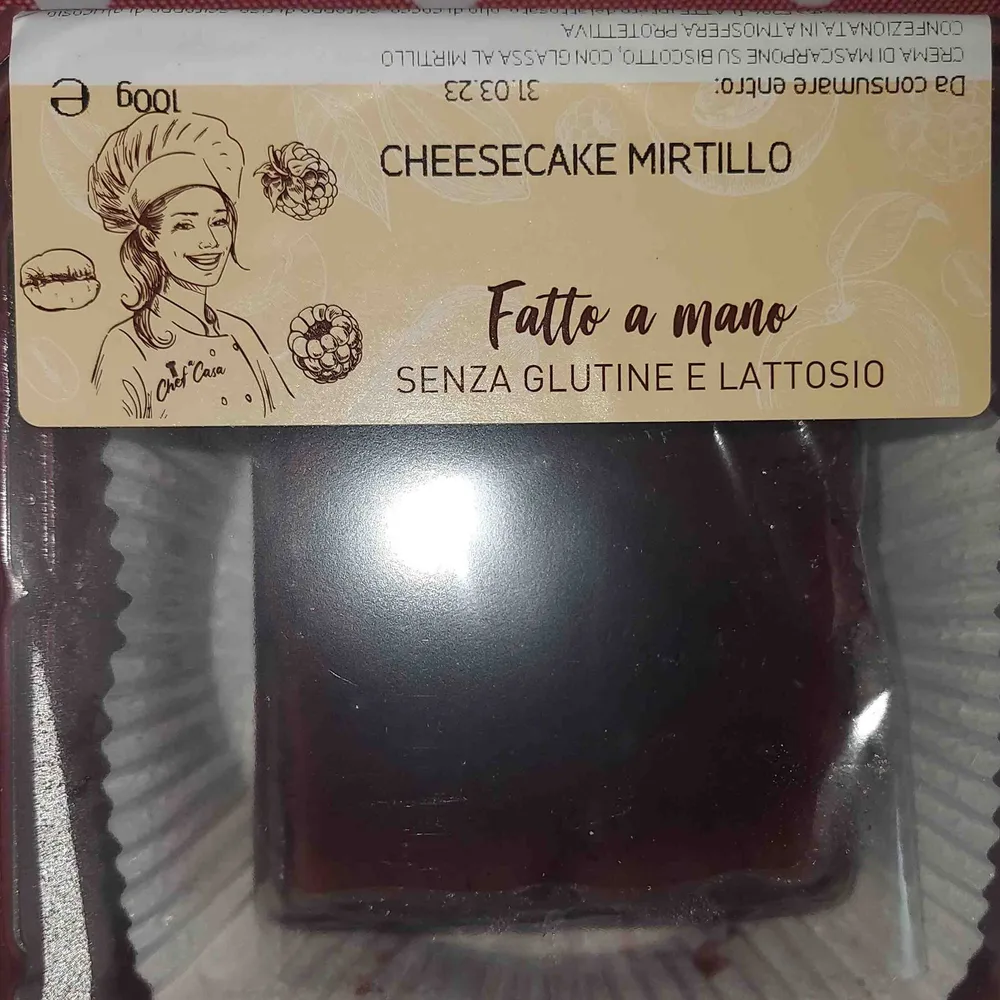 Cheesecake mirtillo