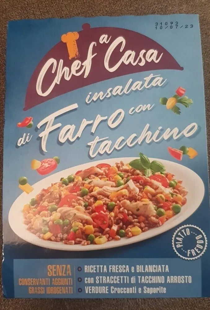 Insalata di farro con tacchino
