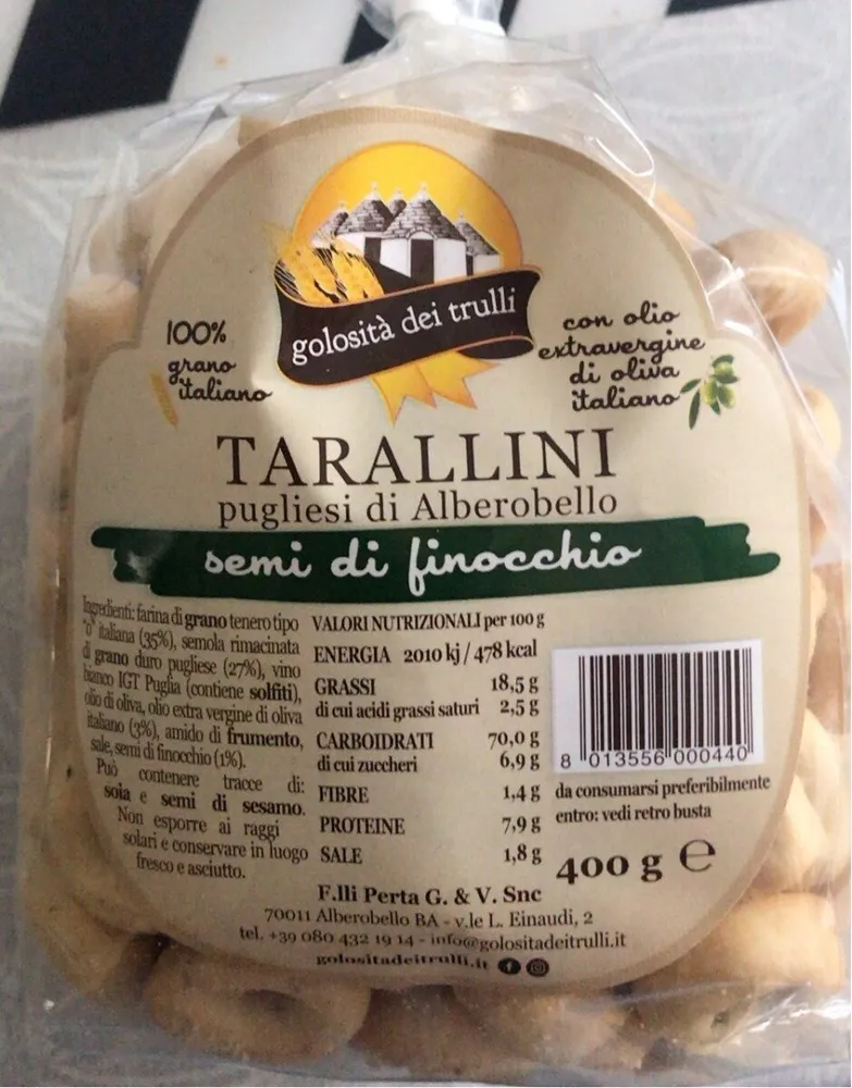 Tarallini pugliesi di Alberobello