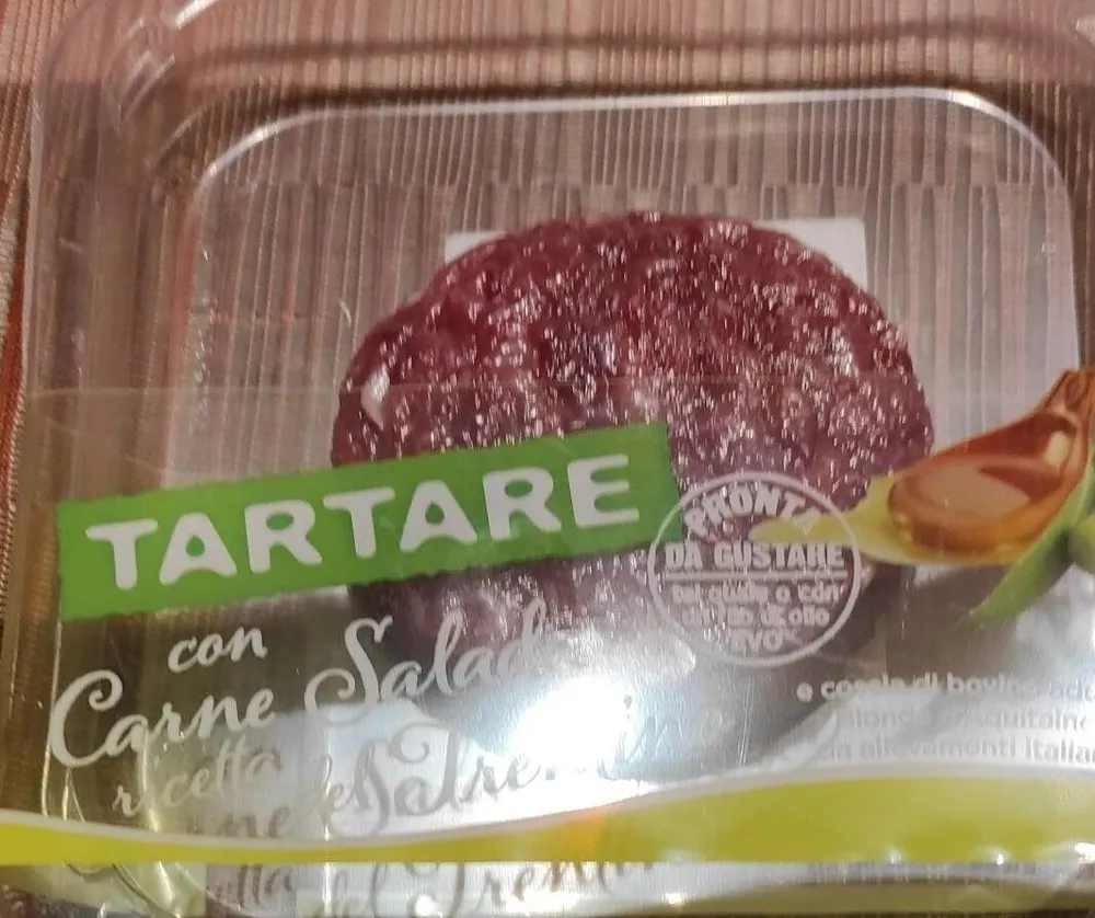 Tartare con carne salada
