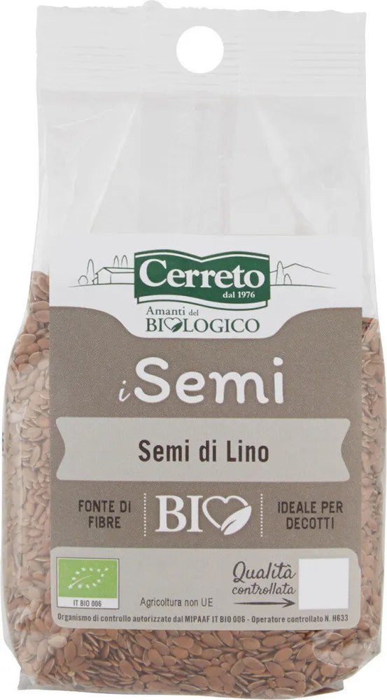 I semi semi di lino bio