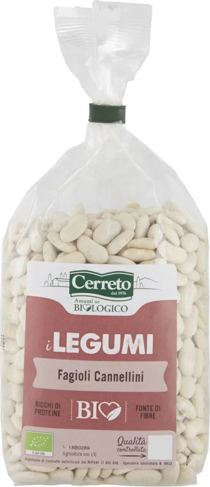 I legumi fagioli cannellini bio