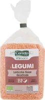 I legumi lenticchie rosse decorticate bio