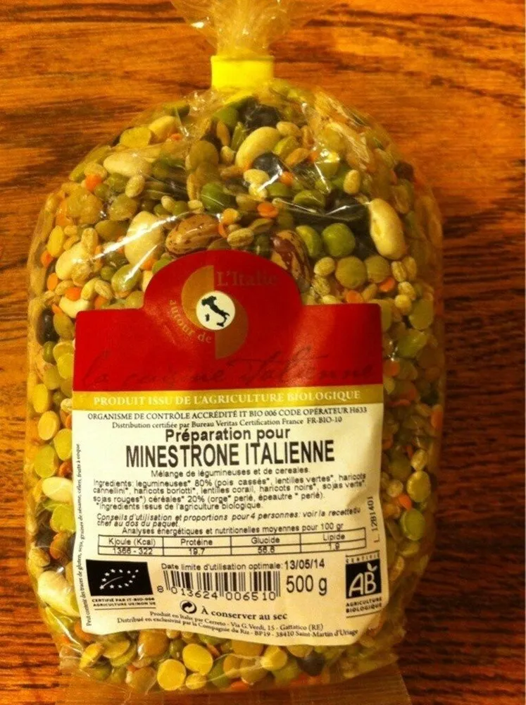 Zuppa di legumi e cereali