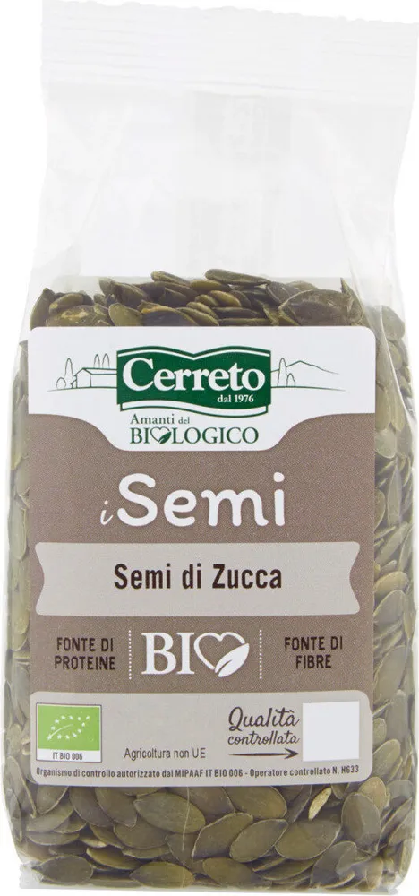 I semi semi di zucca bio