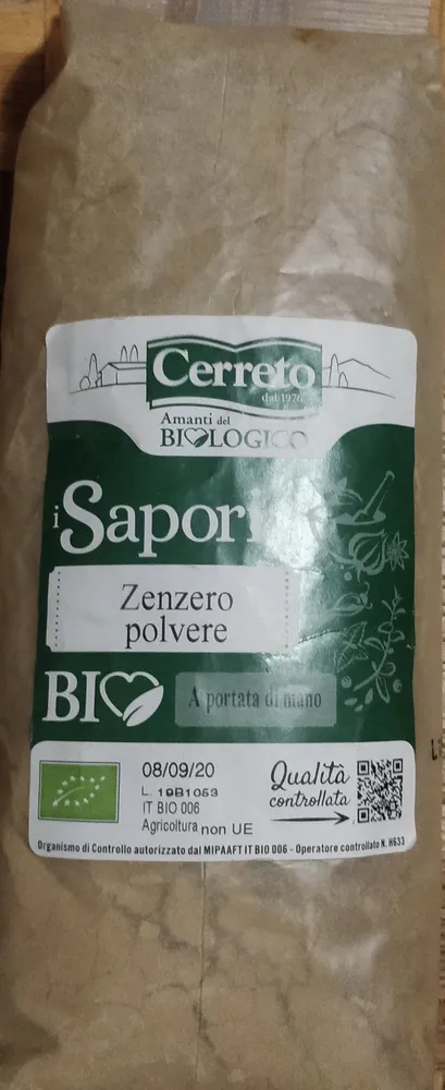 Zenzero bio