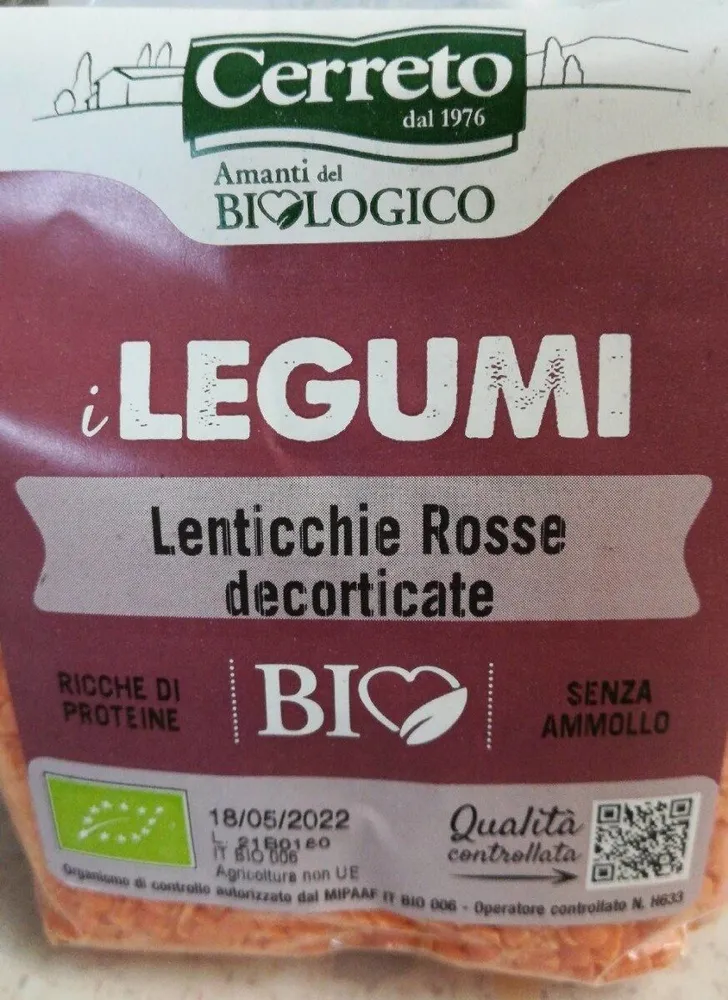 lenticchie rosse decorticate