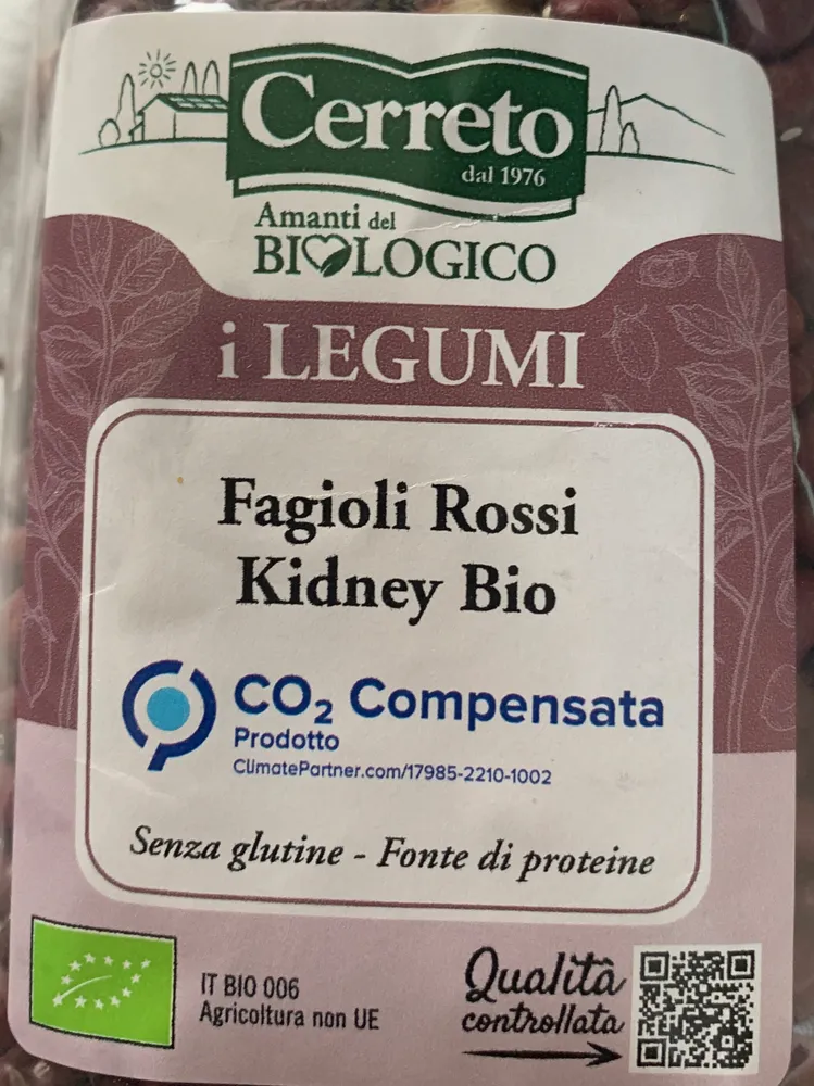 Fagioli rossi kidney bio