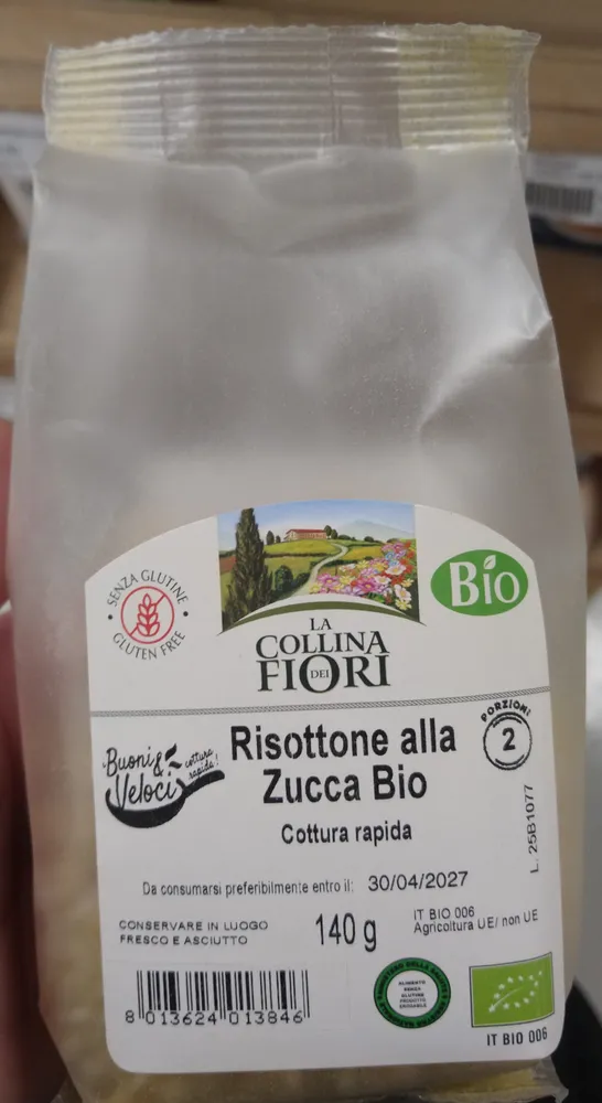 Risotto alla zucca bio