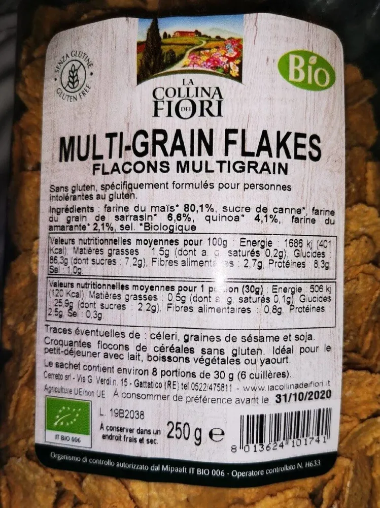 Multi grain flakes