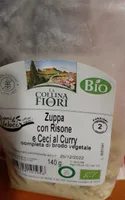 Preparato per zuppa con risonanza e ceci al curry
