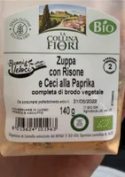 Zuppa com risone e ceci alla paprika