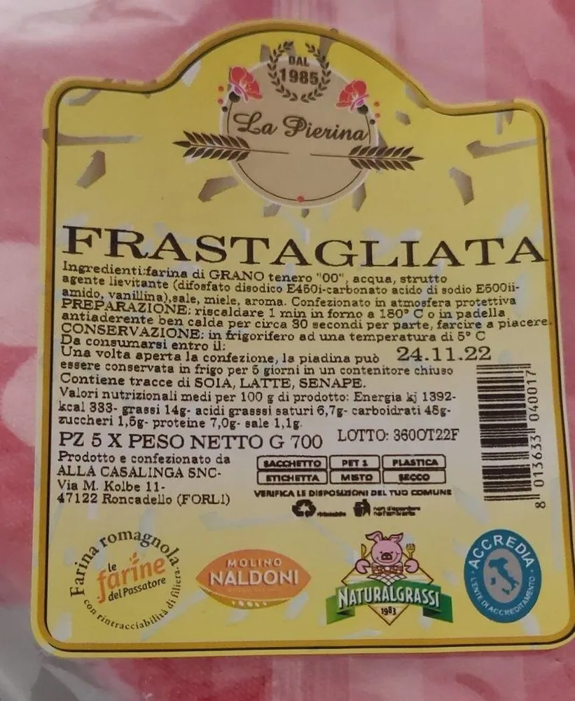 Piadina Frastagliata