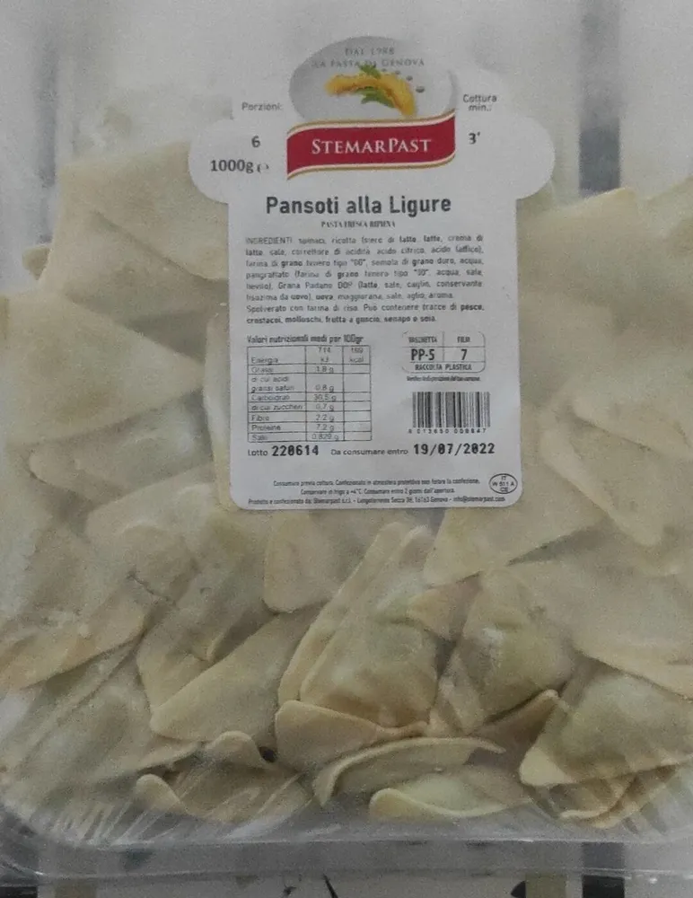 Pansoti alla Ligure