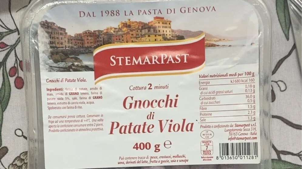 Gnocchi di patate viola