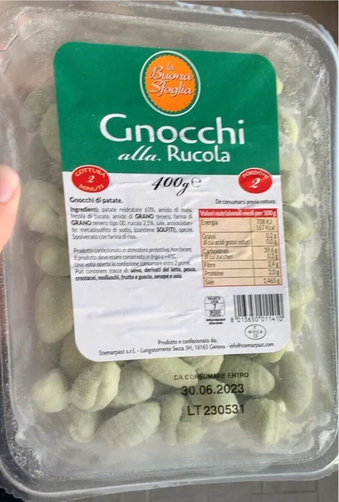 Gnocchi alla rucola