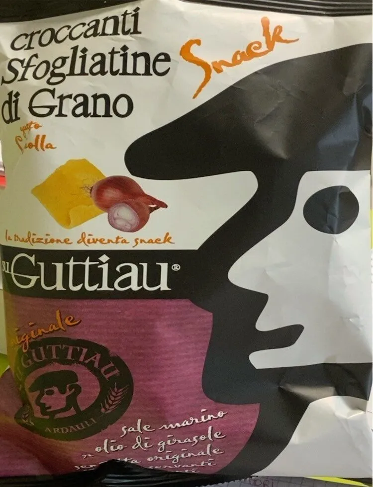 Croccanti sfogliatine di grano gusto cipolla