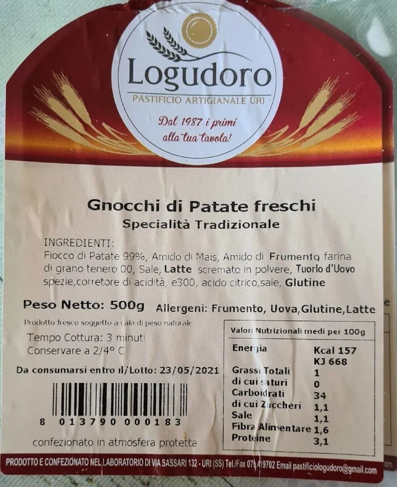 Gnocchi di patate freschi