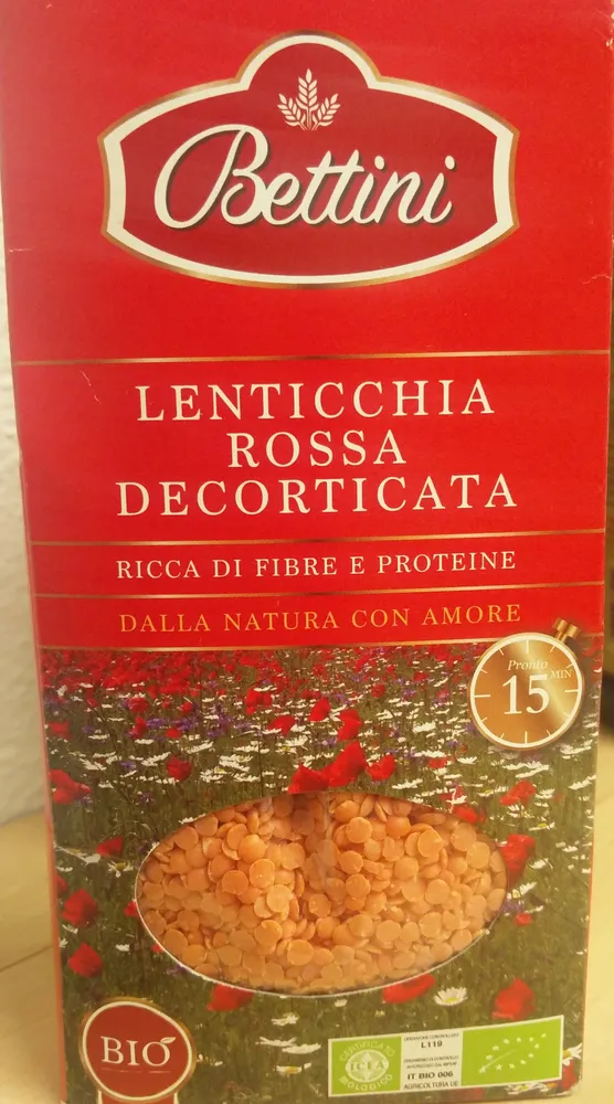 Lenticchia rossa decorticata