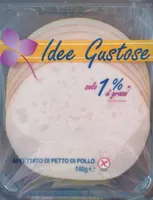 Affettato di petto di pollo 1% grassi