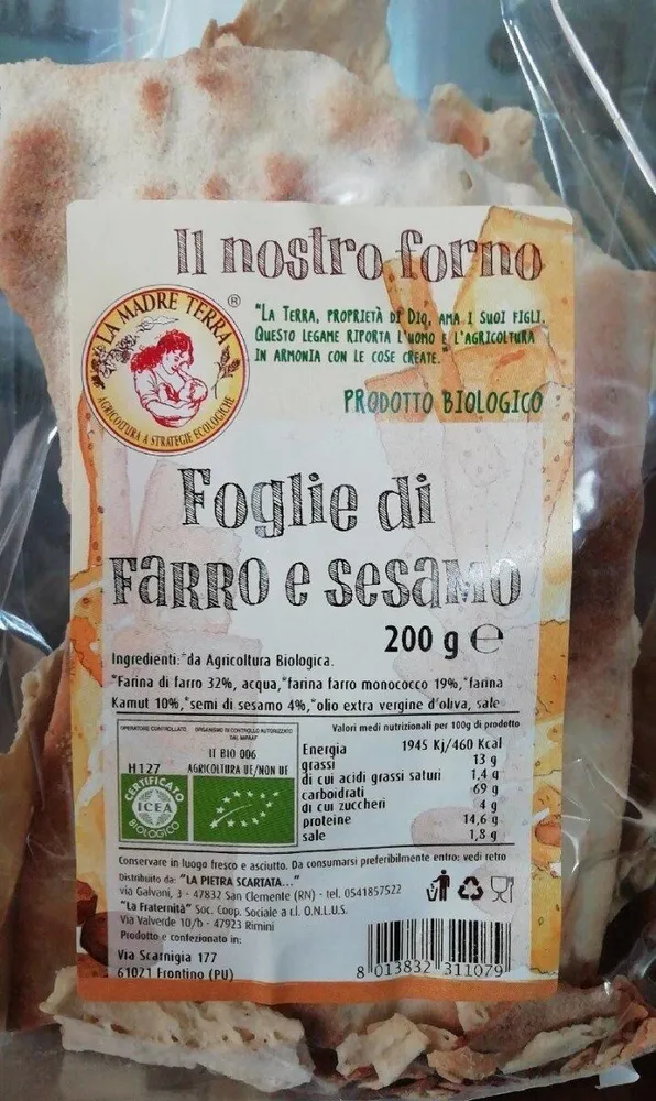 Foglie di sesamo e farro
