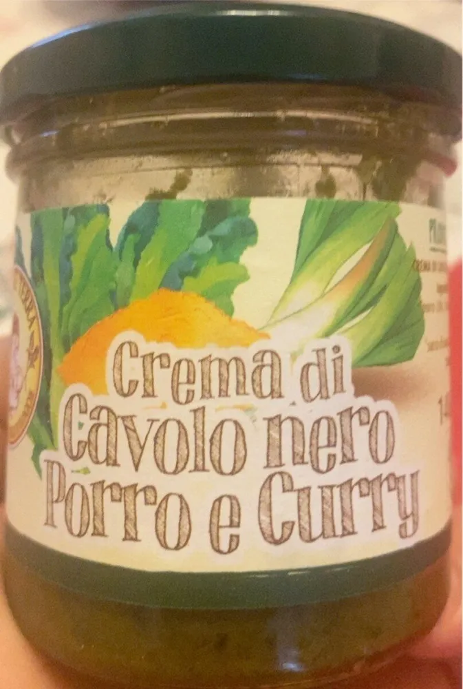 Crema di cavolo nero porto e curry