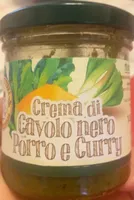 Crema di cavolo nero porto e curry