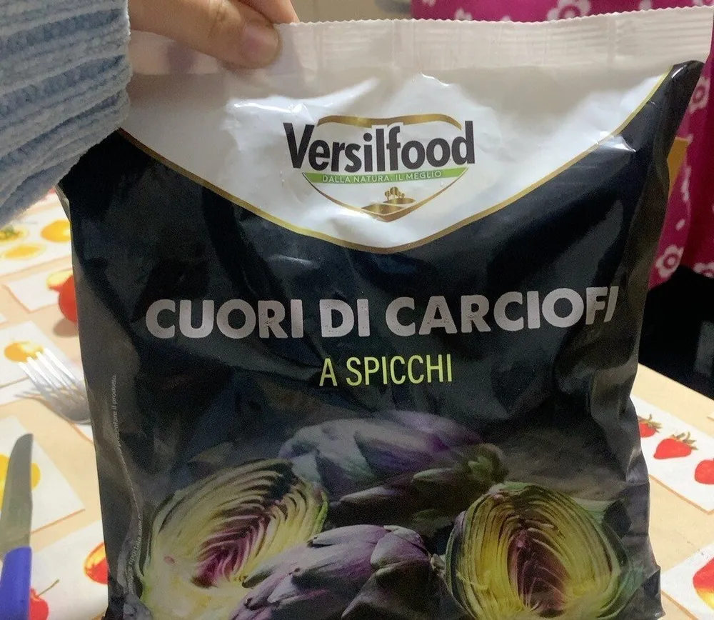 cuori di carciofi a spicchi
