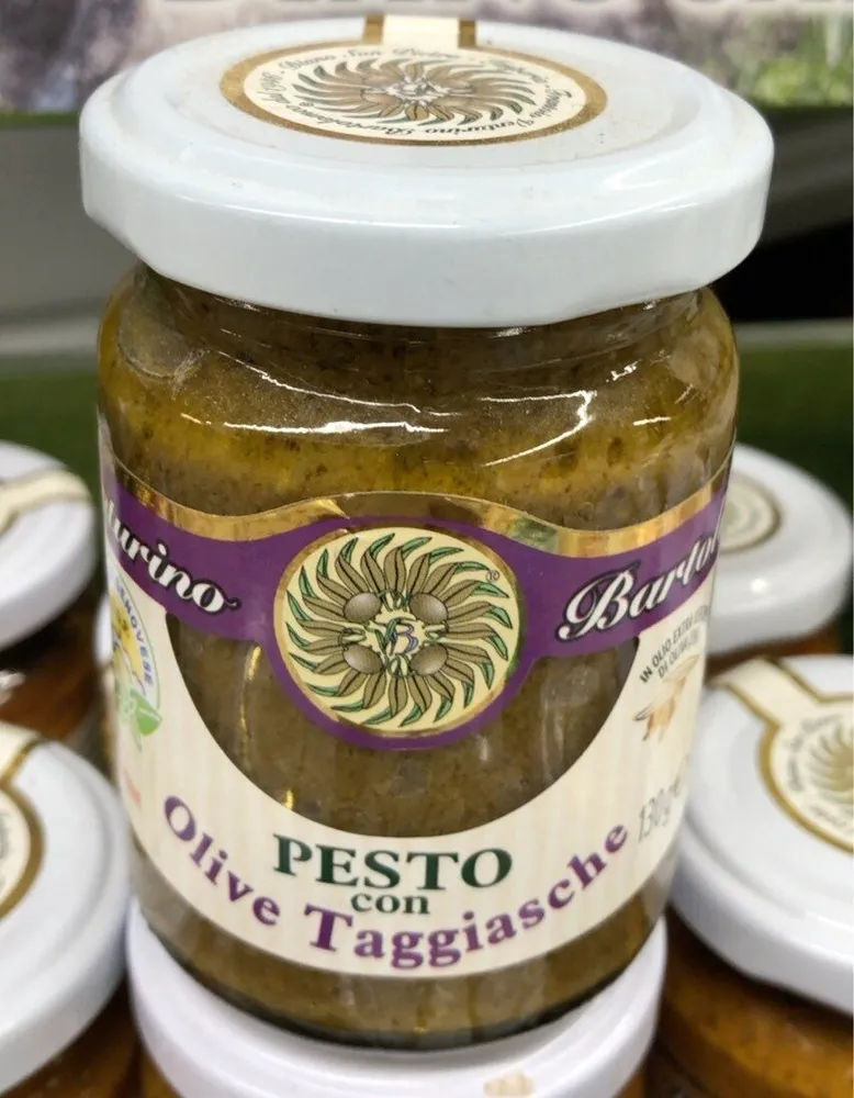 Pesto con olive taggiasche