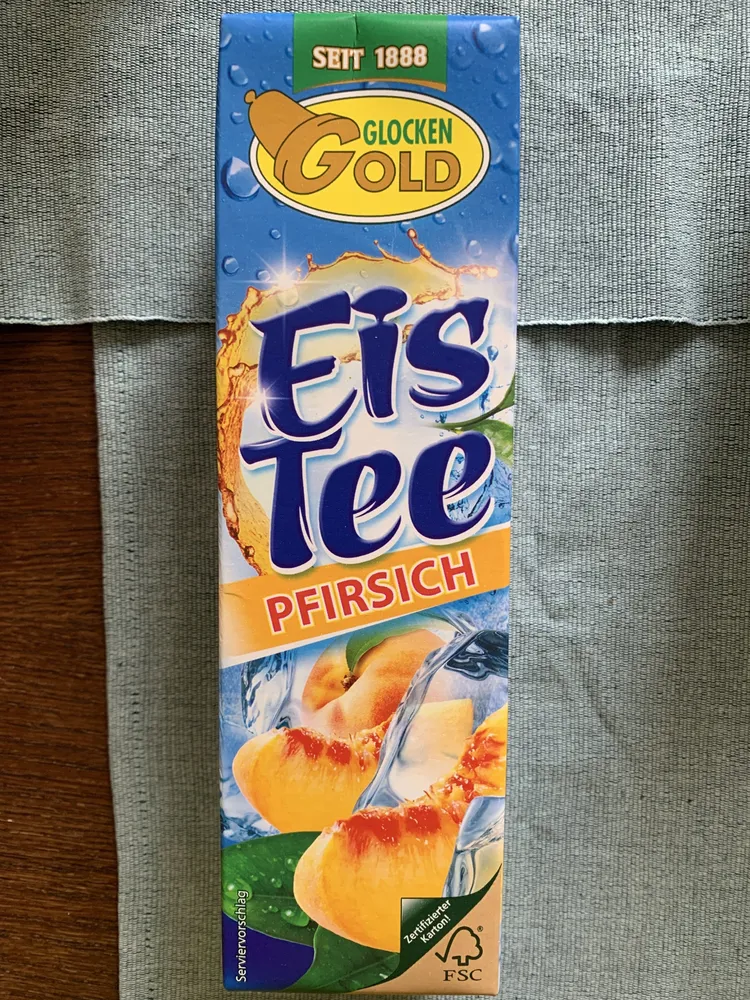 Eistee Pfirsich