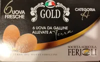 6 uova da galline allevate a terra