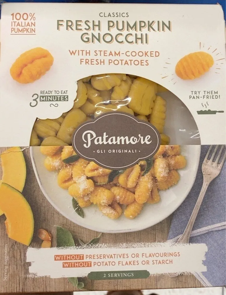 Fresh pumpkin gnocchi