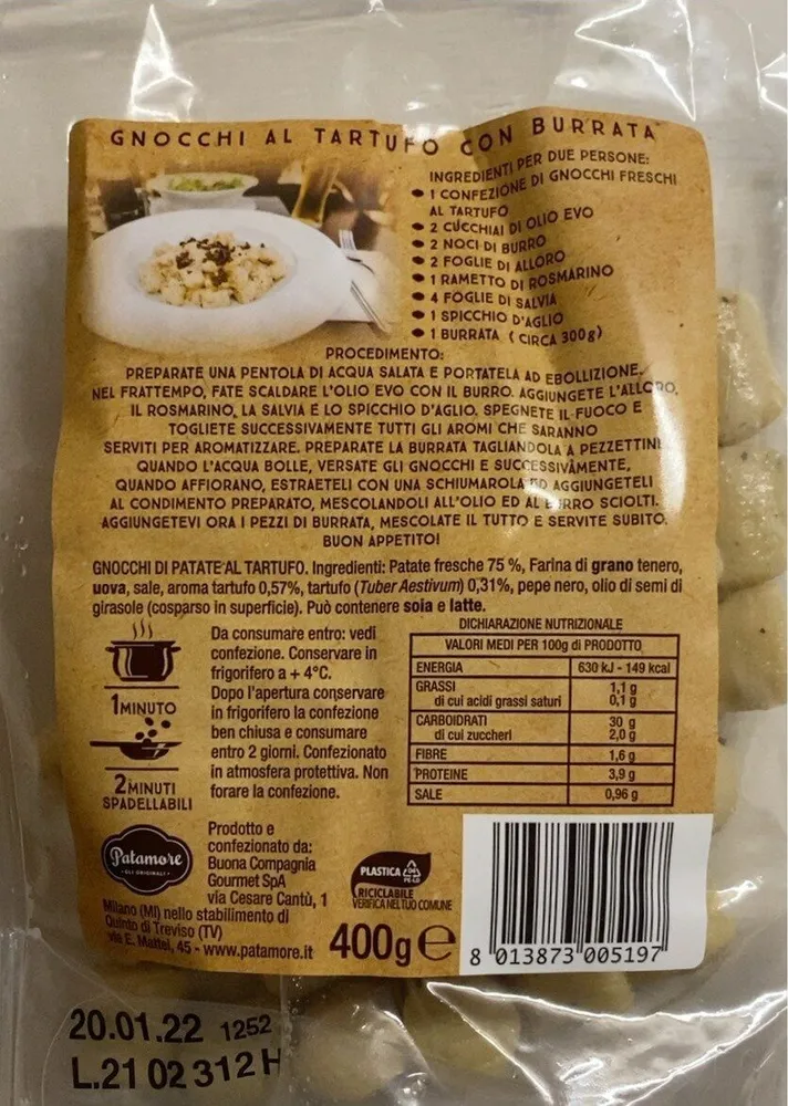 Gnocchi Tartufo