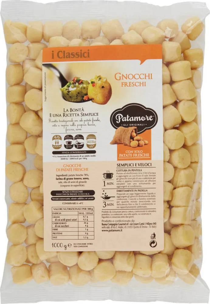 I classici gnocchi freschi